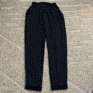 LPA black rhinestone dress pants